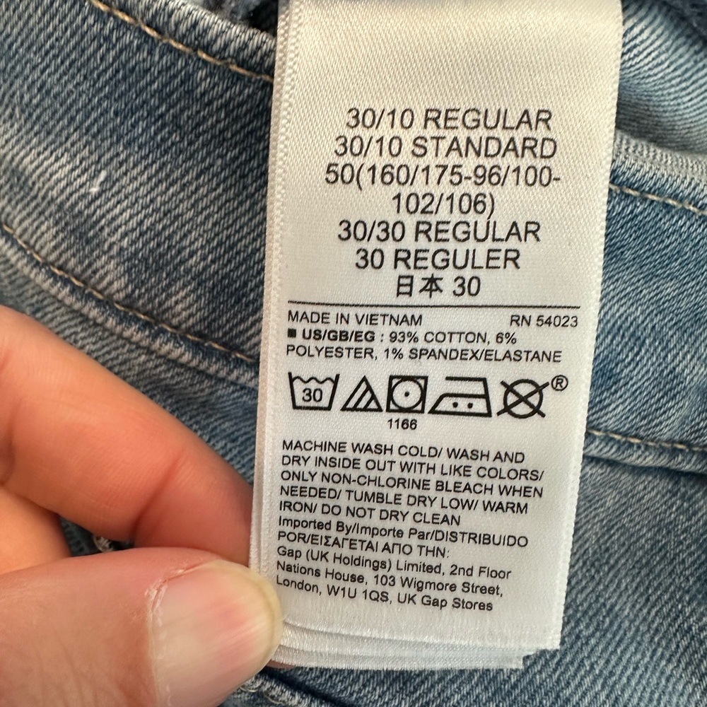 🎉 NWT 🎉 GAP Kick Fit Flare High Rise Capri Jeans Size 30/10 - Picture 7 of 7